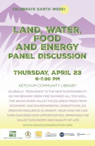 WR Earth Week Panel Poster